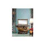 Classical Artistic Antique Bathroom Cabinet With Mirror Of Poly Resin thumbnail-1