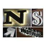 Custom Office Laser Cut Stainless Steel Signs , Double Sided / Wall Mounted thumbnail-1