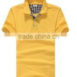 Cheap man t shirt design plain polo cotton t shirt