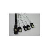 MINI SAS 4i SFF-8087 36P To 4 SATA 7Pin With Latch Cable 100CM