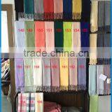 Men and Women's Fashion Linen Solid Colour Crinkle Scarf thumbnail-6