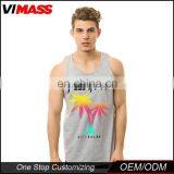Wholesale Gym Mens Stringer Singlet Custom Tank Top thumbnail-3