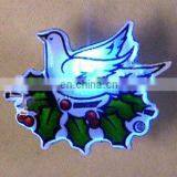 Christmas Dove LED Pin Blinkies in Party