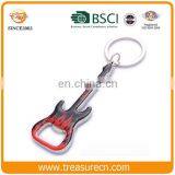 Wholesales Guitar Shaped Keyring Travel Souvenir Metal Custom Keychain thumbnail-1