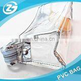 Cheap Zipper Top Waterproof Clear PVC Toiletry Bag thumbnail-5