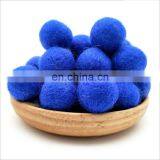 Wall Hanging Craft Colorful Felt Ball With Customized Logo Printed thumbnail-3