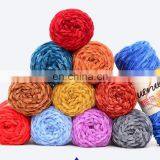 Wholesale Chenille Velvet Yarn Baby Blanket Chenille Yarn Hand Knitting 100% Polyester Yarn for Crochet Sweater Blanket thumbnail-6
