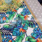 Latest Design Banana Green Leaf Printed Pattern Table Runner for Garden thumbnail-4
