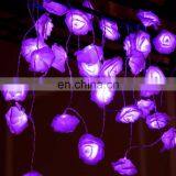 Battery Powered 2M/3M LED Rose Flower String Lights Holiday Valentine's Day Wedding Birthday Party Decor Garland thumbnail-5