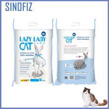 LAZY LADY/super Clumping Bentonite Cat Litter/ball/1-3.5mm/optional Scent Baby Powder/8kg/color Pack thumbnail-1