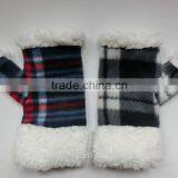 2016 Fingerless Warm Women Gloves With Fur thumbnail-5