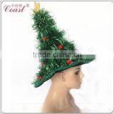 Funny Unique Design With Tinsel Christmas Tree Hat thumbnail-3