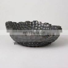 Black Nickle Large Hammered Bowl