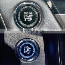 Autoaby Crystal Car Start Stop Engine Ignition Cover Auto Button Case For Subaru Forester Impreza XV BRZ Outback STI Accessories thumbnail-3