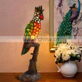 tiffany lamps small table lamps stained glass parrot night light LED decoration light