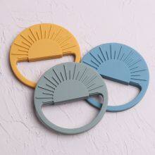 New Design Teethers Free Sun Teether OEM Food Grade Teething  Comfort Molars