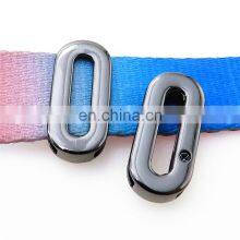 High Quality Hand Polished DIY Handbag Decorative Metal Letter 20mm O Slide Letter Charms thumbnail-3