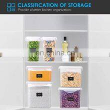 8 Pack Extra Large Airtight Food Storage Containers BPA Free Pantry Organization Plastic Canisters for Kitchen thumbnail-3