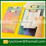 Paper Stationery Supplies a4 Size Writing Clipbroad in Customized Design