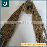 Factory wholesale acrylic knitted scarf with competitive price