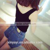2015 Summer Ladies Combed High Quality Tank Top 100 Cotton From Garment Manufactory thumbnail-1