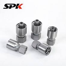 Parker One-Piece Hose Crimp Fittings, Series 43 Crimp Straight Fittings, High-Pressure Hydraulic Tube Crimp Straight Tube Fittings thumbnail-3