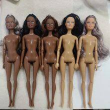 11.5 Inch Long Curly Hair American African Doll Toys Model thumbnail-2