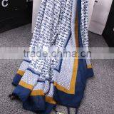 Wholesale 2016 Summer Retro Floral Design Beads Tassel Shawl Scarf thumbnail-4