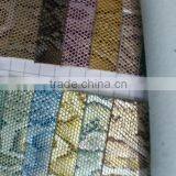 pu Pvc Leather Stocklot for Car Seat Snakeskin Grain Printed Pattern Varnished or Patent Leahter Top Grade Synthetic Leather thumbnail-3