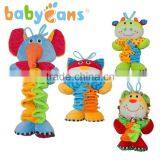 Babyfans Cute Animal Baby Hanging Crib Musical Plush Stuffed Toys For Baby thumbnail-4