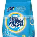 AMERICA FRESH LAUNDRY DETERGENT POWDER BLUE 1 Kg, 2.2 lb BAG