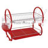 Household Item Two Tier Metal Wire Dish Holder thumbnail-1