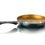 Aluminum Pressed/ Forged Copper Nonstick Coating Outer Painting Fry Pan Pizza Pan Egg Pan Round Crepe Pan thumbnail-4