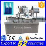 PLC Controlled Automatic Bottle Filling Machine,100ml Body Spray Filling Machine