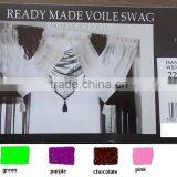 2015 modern sheer ready made window curtain swag valance