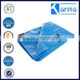 China Made pe Tarpaulin Blue Tarp With 6x6 Mesh thumbnail-2