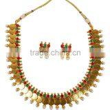 Indian Stunning Ginni Temple Design Necklace Sets thumbnail-2