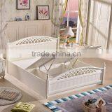 2016 Latest Furniture Wood Double Bed Designs With Box Storage Most Popular