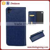 For HTC 826 Desimon OEM Magnet Card Slot Flip PU Leather Case