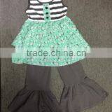 Persnickety Clothing Set Toddler Girls Ruffle Pant Set Boutique Summer Outfits thumbnail-3