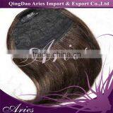 Clip In On Human Hair Shaggy Bangs / Fringe Extensions thumbnail-1