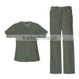 Wholesale OEM Hotsale Fashion Natural Uniforms Women's Junior Scrub Set/Nurse Uniform/Hospital Uniform thumbnail-2