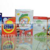 spray dried washing powder in carton packing machine