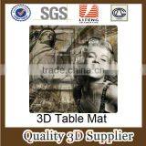 3d Table Mats With Beautiful Sex Girl thumbnail-1