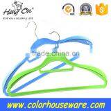 Bule Thick Shoulder Velvet Hanger / Flocked Coat Hanger thumbnail-1