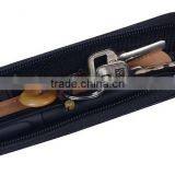 Custom Leather Pen Bag Case With Zipper thumbnail-5