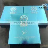 Blue Printed Paper Box for Mask Package With Oil