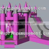 Classical Inflatable Party Jumper and Slide Combo Castle SP-CM014