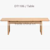 2016 Best Sale Simple Design Solid Wood Dining Table Modern Home Furniture thumbnail-1
