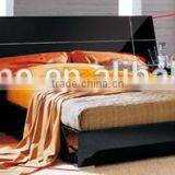 Modern Design Bedroom Black High Gloss Furniture thumbnail-3